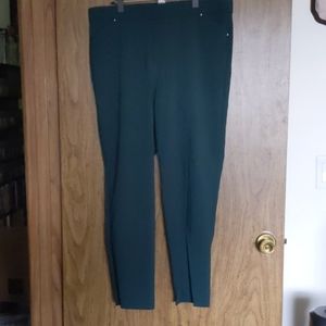 Green dress pants